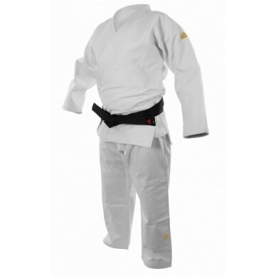 DZIUDO KIMONO IJF ADIDAS PARIS OLYMPIC GI (BALTAS,SLIM FIT arba REGULAR FIT)