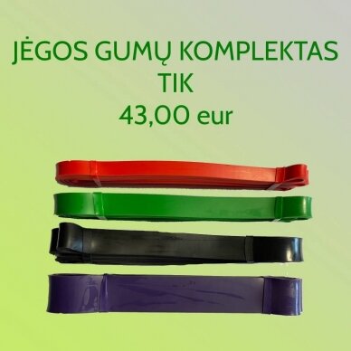 Jėgos gumų komplektas