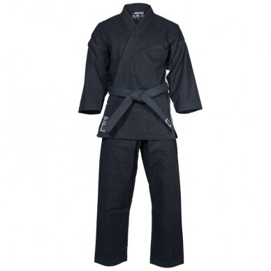 KARATE KIMONO SHOGUN JUODOS SPALVOS