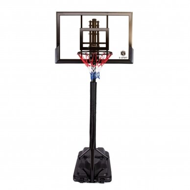 Mobilus krepšinio stovas 120x80cm + apsauga + kamuolys 5