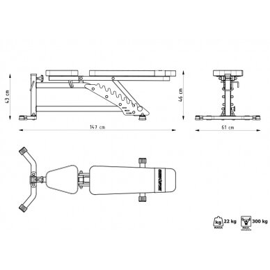 UNIVERSALUS suoliukas MS-L102 1