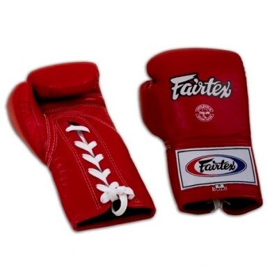 VARŽYBINĖS BOKSO PIRŠTINĖS FAIRTEX BGL6, RAUDONA 1