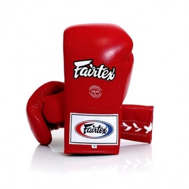 VARŽYBINĖS BOKSO PIRŠTINĖS FAIRTEX BGL6, RAUDONA